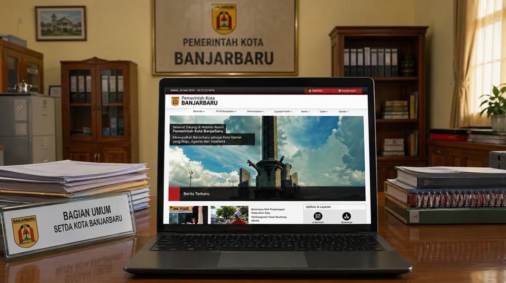 Website Pemerintah Kota Banjarbaru