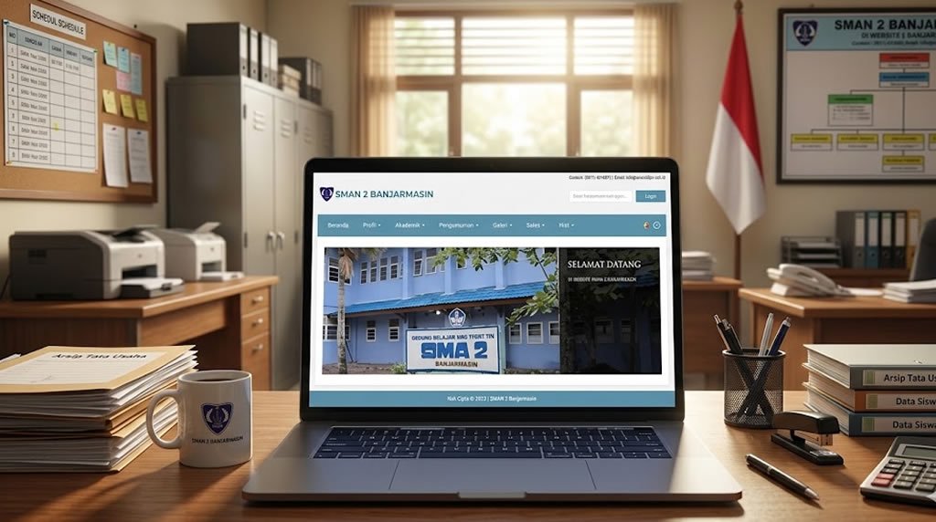 Website SMAN 2 Banjarmasin